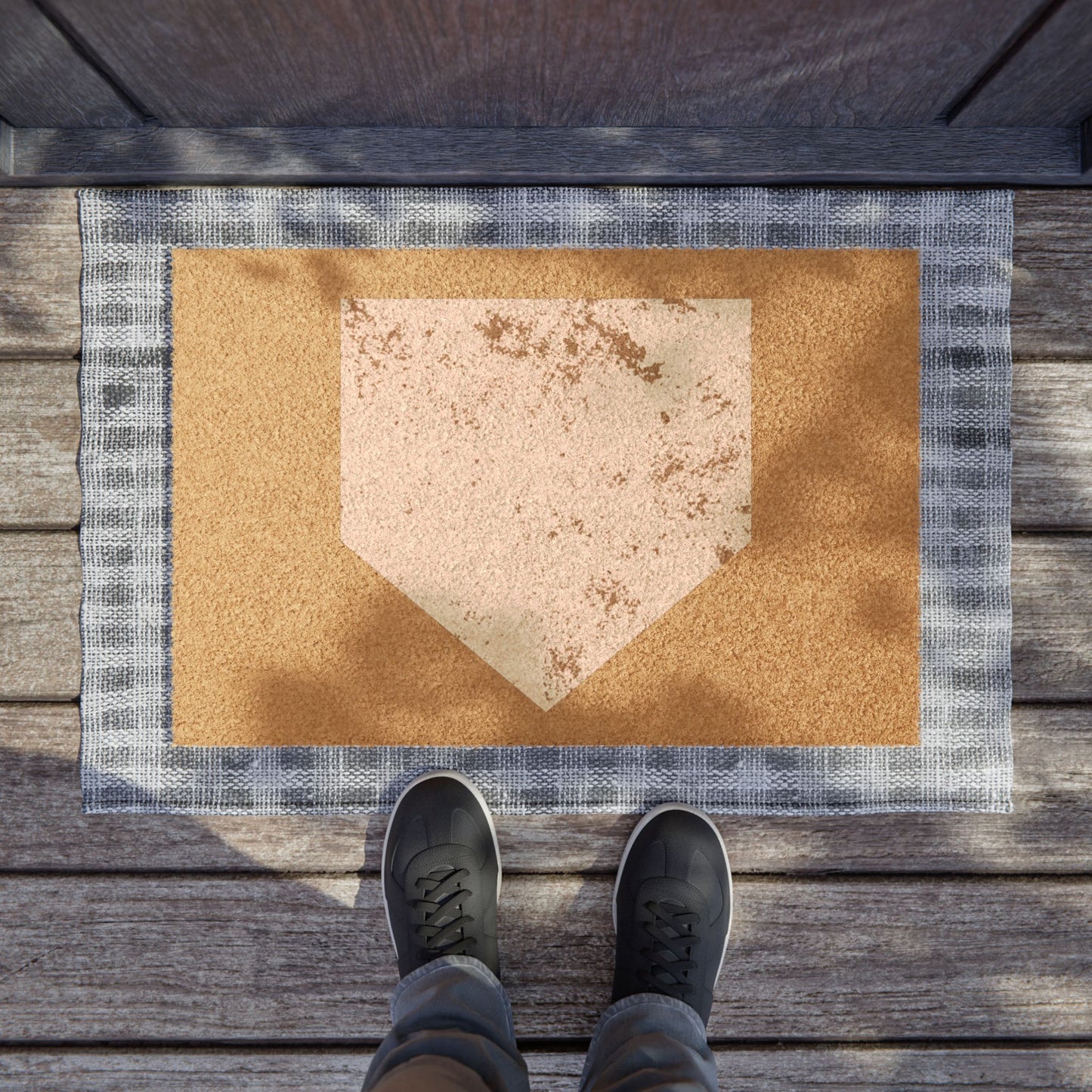Welcome Home Doormat, Modern Entrance Rug, Personalized Housewarming Gift, Front Door Mat, Indoor Outdoor Decor